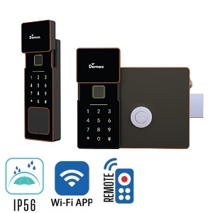 Khóa cửa cổng thông minh DEMAX EL608 AC CNC